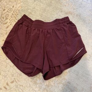 lululemon athletica Maroon Athletic Shorts
